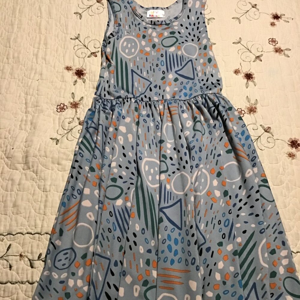 Lot of Two Girl's Dresses--Dot Dot Smile and Millie Loves Lily--Size 8-10